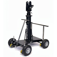 Howmoco Mini Jib Télescopique Ultraléger de 5m avec Grande Charge Utile et Chariot à 4 Roues pour Ronin