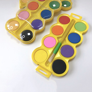 Suministros del fabricante Polvo grande de 8 colores Pigmento de acuarela Arte Estudiante Calabaza Pigmento Bandeja 4,0 Juego de pigmentos de pintura en polvo - Product Image 3