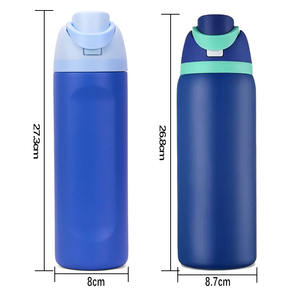 Freesip Insulated Stainless Steel Water Bottle With Straw <b>For</b> Sports And Travel, Bpa-free 32oz Sports Water Bottle - Product Image 2
