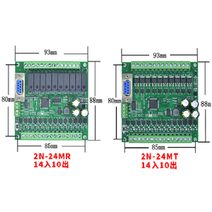 Controlador Lógico Programable (PLC) SEEKU MT, Placa de Control Industrial, 12 Entradas, 8 Salidas, 6 Salidas de Relé, FX2N-24MR FX2N-24MT G10 - Product Image 1