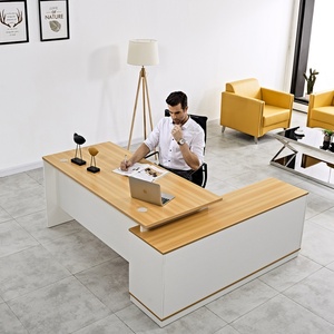 Desk <b>Office</b> Furniture Material Wooden Executive Modern <b>Office</b> <b>Table</b> - Product Image 3