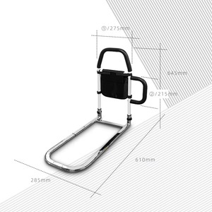 Bedside Elderly Guardrail Standing Assistance for Elderly People Adjustable Height of Bed Handle Safety Bed Railing - Product Image 2