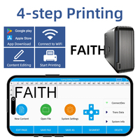 Imprimante jet d'encre compacte Faith pour usage domestique, étiquettes de produits de détail sur gobelets en papier, utilisation pour les cartes agricoles