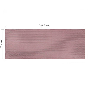 Écharpe longue rayée à sequins en gros, châle léger en maille unie pour femme - Product Image 5