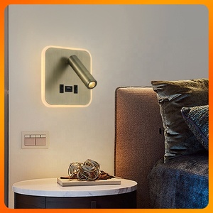 Hiện đại có thể điều chỉnh Led Tường Đèn USB sạc cổng trang trí nội thất biệt thự ứng dụng 220V Điện áp đầu vào màu sắc - Product Image 6