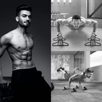 Barres de musculation en bois robustes, parallettes, capacité de charge de 500 lb, antidérapantes, barres de calisthénie pour équilibre sur les mains
