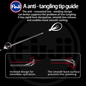 Canne à pêche universelle légère Takuma P1 en fibre de carbone 30T+40T avec guides <span class=keywords><strong>Fuji</strong></span> complets pour toutes les eaux de pêche - Product Image 6