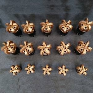 عالية المنغنيز الصلب 6 شفرات تزوير حفر الصخور 200 مللي متر الجيولوجي <span class=keywords><strong>PDC</strong></span> بت - Product Image 5