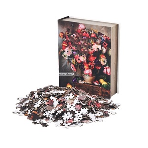 Casse-tête personnalisé imprimé de <span class=keywords><strong>1000</strong></span> pièces Casse-tête personnalisé OEM de haute qualité Jeux de cartes pour garçons et filles - Product Image 1