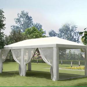 Tente Pop-Up 3x6m avec Cadre en Aluminium Robuste, Tissu Oxford, Filet de Protection, Imperméable, Sac de Transport, Idéale pour les Grandes Fêtes et Mariages - Product Image 2