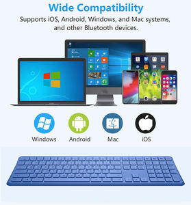 Custom Espanol Spanish Key Board Computer <b>Keyboard</b> Cute Curved <b>bluetooth</b> <b>Keyboard</b> for Ios Android windows System Mackbook - Product Image 6