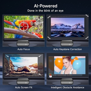 โปรเจคเตอร์อัจฉริยะ OEM รุ่นใหม่ A8S ความละเอียด 1080P 4K ระบบปฏิบัติการ Android 9.0 หน้าจอ LCD แรม 2G รองรับ WiFi แบบ Dual-Band พกพาสะดวกสำหรับโฮมเธียเตอร์ ความสว่าง <span class=keywords><strong>10000</strong></span> ลูเมน - Product Image 6