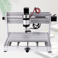Mini Router CNC 3018 Max de Alta Potencia para Madera, con Motor Único, Construcción de Aluminio, Control GRBL, Husillo de 24V 10A 200W