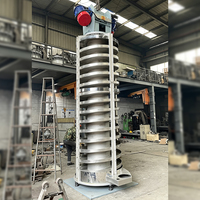 Industrieller Vertikaler Spiralvibrationsförderer für Partikel, Pulver und Kekse in der Lebensmittelindustrie