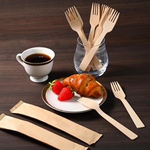 Tenedor Desechable <span class=keywords><strong>de</strong></span> 16 cm, Ecológico, Seguro, Biodegradable, Tenedor <span class=keywords><strong>de</strong></span> Madera <span class=keywords><strong>de</strong></span> 17 cm, Compostable, Elegante y Resistente <span class=keywords><strong>para</strong></span> Fiestas y Restaurantes - Product Image 2
