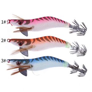 Topline japonés luminoso duro señuelos de pesca camarón Gamba calamar Jigs - Product Image 5
