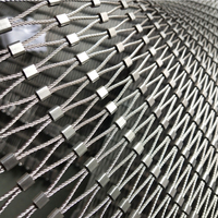 SS 304 316 Flexibles Edelstahl kabel netz/Balkon geländer Stahlnetz Edelstahl/Treppen geländer Schutzgitter