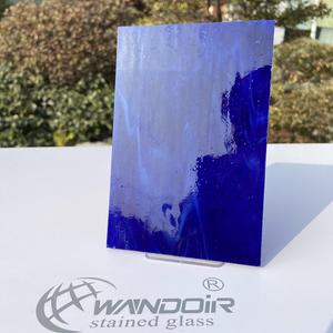 WANDIOR من الصين الصانع كاتدرائية الزجاج الأزرق مختلط اللون الملون لوح زجاج - Product Image 3