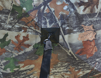 Tente de chasse transparente à sens unique, camouflage, pour 1 à 2 personnes, abri de chasse à perspective