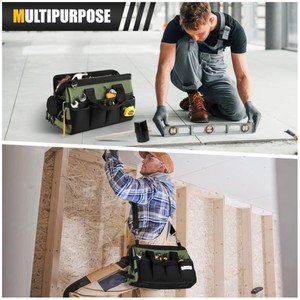 New Multifunctional Breathable <b>Tool</b> <b>Bag</b> Repair Installation Electrician's Oxford Cloth Wear-resistant Storage - Product Image 2