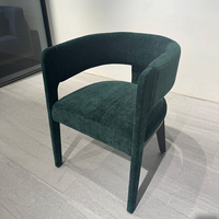 Fauteuil de salon en tissu de luxe italien pour hôtel, mobilier de loisirs, idéal pour salle à manger, salon, chambre d'hôtel, appartement