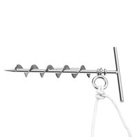Ancre de sol à vis grande taille TANGREN pour camping et embarcations – Ancre spirale pour sable et bateaux – Fabricant direct