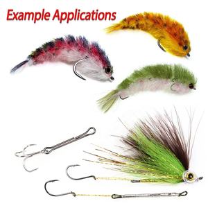 Tige de jeu articulée Waddington, crochet de mouche Stinger, tige de prédateur de mouche d'eau salée, matériel de liaison de mouche - Product Image 5