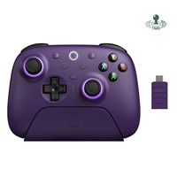 Nouvelle station de charge pour manette de jeu sans fil 8BitDo Ultimate 2, 2.4G, manette de jeu violette pour Switch, Windows PC, Switch Pro Controller