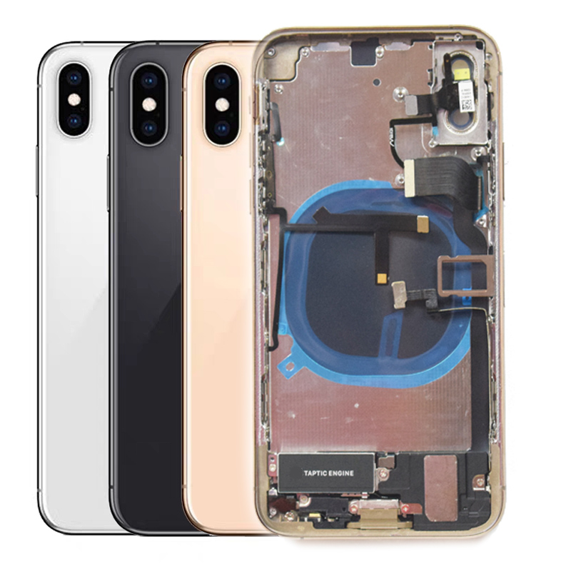 Задний корпус для Iphone Xsmax W/маленькие компоненты PRE-INSTALLED с гибким кабелем для Iphone X