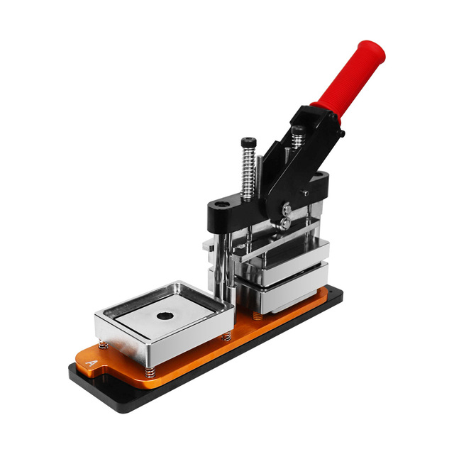 Magnet High-Efficiency 90x65mm Manual Refrigerator Metal Button Photo Rectangle and Square Fridge Magnet Making Machine