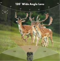 Caméra spéciale haute performance Mini version de base 0.2sTrigger 4K 48PM Vidéo Grand Angle IR 20m/85ft IP65 Wildlife Trail Camera