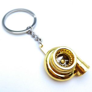 Llavero Creativo de Piezas de Automóvil en Miniatura de Metal, Llavero con Forma de Turbo, Disco de Freno, Amortiguador, Palanca de Cambios, Colgante de Piezas de Automóvil - Product Image 2