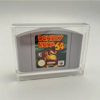 Vitrine acrylique pour cartouche de module de jeu N64 pour étui de protection en acrylique de collection