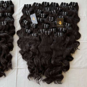Chưa qua chế biến nguyên xoăn Ấn Độ Trinh Nữ tóc nhà cung cấp, lớp biểu bì phù hợp tóc Weave bó Ấn Độ nguyên tóc con người phần mở rộng - Product Image 2