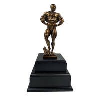 WeiVista trophée de musculation en résine de couleur personnalisée Muscle Man Award Fabricant