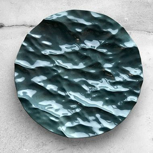 Sculpture murale en acier inoxydable, miroir artistique argenté <span class=keywords><strong>Anish</strong></span> Kapoor, polissage moderne du métal - Product Image 4