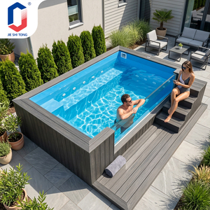 Above Ground Fiberglass SPA <b>Pool</b> Install Free Prefabricated Design Ready To Use Family <b>Garden</b> Leisure Swimming <b>pool</b> - Product Image 1