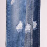 Tissu en jean de chanvre imperméable de haute qualité, teint en fil, style sergé flammé, tissé extensible, écologique et recyclé pour garçons et filles