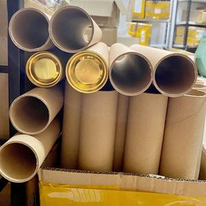 Embouts décoratifs en métal pour emballage de tubes en papier de qualité supérieure Accessoires de haute qualité à bon prix - Product Image 3