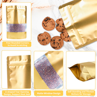 Sacs en mylar avec impression de logo personnalisé Doypack emballage résistant aux enfants en plastique anti-odeur pochette debout zippée au fini mat