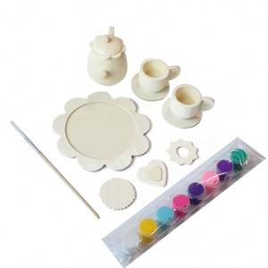 儿童花园涂鸦绘画艺术木制手工Diy小画板套装玩具 - Product Image 1