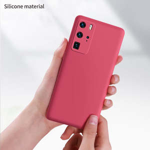 Sangle de coque de téléphone étanche antichoc en silicone liquide de couleur unie pour P40 Lite P20 Lite Pro <span class=keywords><strong>Mate</strong></span> 40 Pro couleur personnalisée - Product Image 4