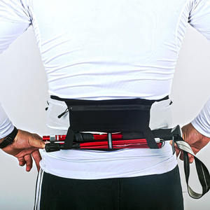 Cinturón de Hidratación de Nailon Personalizado de Fábrica para Montañismo, Ultra <span class=keywords><strong>Running</strong></span>, <span class=keywords><strong>Trail</strong></span>, Gimnasio, Deporte, Aire Libre, Riñonera con Bolsa de Agua - Product Image 4