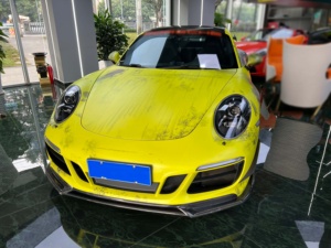 Splitter Anteriore in Fibra di Carbonio Stile AE di Alta Qualità per <span class=keywords><strong>Porsche</strong></span> 991.2 GTS 2017-2020 - Product Image 6