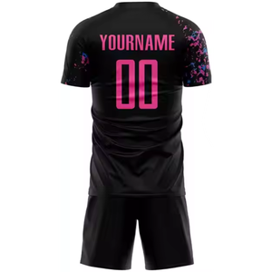 Camisetas de Fútbol Sublimadas Personalizadas - Diseño Unisex de Color Sólido con Logotipo Personalizado, 100% Poliéster, Impresión por Transferencia de Calor - Product Image 6