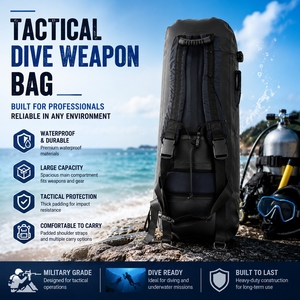 Sac d'entraînement tactique de plongée avec système Molle, pochette de rangement pour fusil de pêche <span class=keywords><strong>sous</strong></span>-marine, réutilisable, portable, léger, étanche, pour la chasse <span class=keywords><strong>sous</strong></span>-marine - Product Image 6
