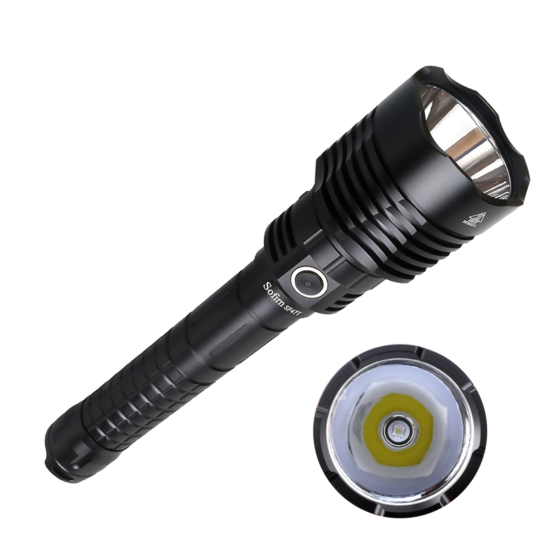 Torcia LED XHP70.2 Impermeabile IP67 - 5 Modalità Di Illuminazione, Zoomabile - Per Campeggio, Escursioni E Situazioni Di Emergenza