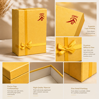 Impresión de Cajas de Regalo Amarillas Premium Personalizadas para Regalos de Marca Minorista y Programas de Regalos para Clientes, Venta al por Mayor de Fábrica