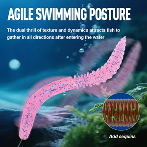 Señuelos de Pesca Artificiales de PVC Suave, Acción de Natación de Alta Vibración, Flexibles, de 115 mm y 3.7 g, Venta al por Mayor de Fábrica HONOREAL OEM - Product Image 6