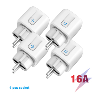 Wifi ổ cắm thông minh EU tiêu chuẩn cắm 16A với điện đo Alexa thoại di động điều khiển từ xa Pop ổ cắm tuya - Product Image 5